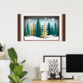 フレームtvデザイン ポスター (ホームオフィス)