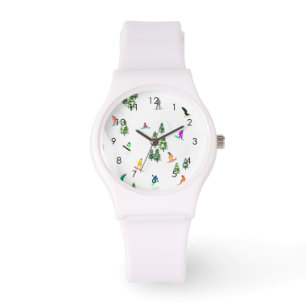 フレーモダンリドスノーボーダースノーボードアート 腕時計