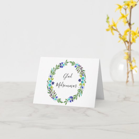 フレーリヒャーミットソマー カード (黄色い花)