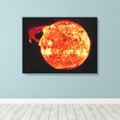 フレー太陽のア – Skylabから撮影した写真 キャンバスプリント (インサイチュ (ウッドフロア))