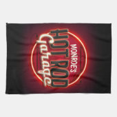 フレー改造ム名前をカスタムするガパーソナライズされたレージ キッチンタオル (横)