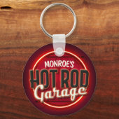 フレー改造ム名前をカスタムするガパーソナライズされたレージ キーホルダー (正面)