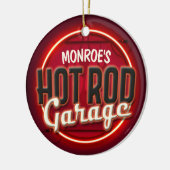 フレー改造ム名前をカスタムするガパーソナライズされたレージ セラミックオーナメント (左)