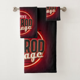 フレー改造ム名前をカスタムするガパーソナライズされたレージ バスタオルセット