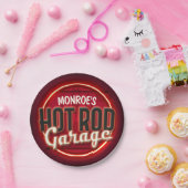 フレー改造ム名前をカスタムするガパーソナライズされたレージ ペーパープレート (パーティー)