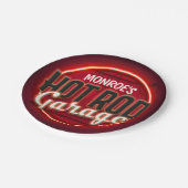 フレー改造ム名前をカスタムするガパーソナライズされたレージ ペーパープレート (アングル)