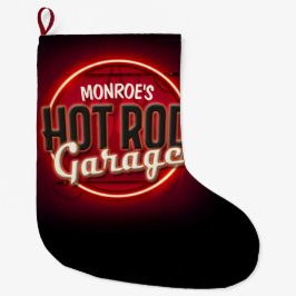 フレー改造ム名前をカスタムするガパーソナライズされたレージ ラージクリスマスストッキング