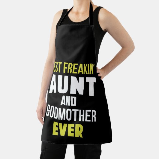 フレー最高のキンの叔母とゴッドマザーエバー エプロン (インサイチュ)