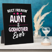 フレー最高のキンの叔母とゴッドマザー フォトプラーク (側面)