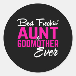 フレー最高のキンの叔母とゴッドマザー ラウンドシール