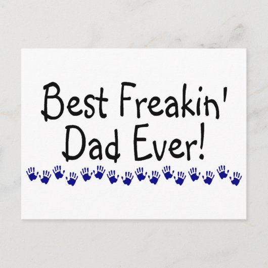 フレー最高のキンパパエバー ポストカード (正面)