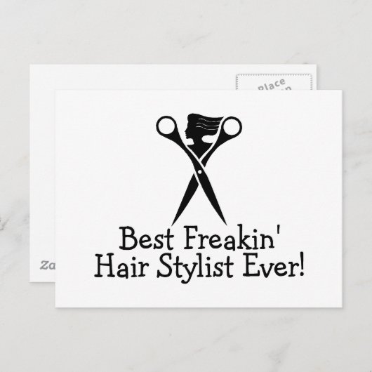 フレー最高のキン美容師エバーブラック ポストカード (正面/裏面)
