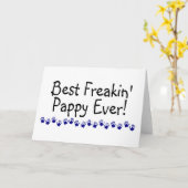 フレー最高のキン・パピー カード (黄色い花)