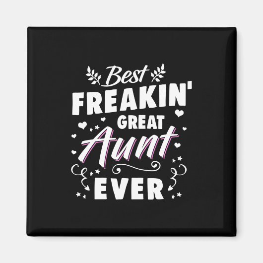 フレー最高のンおば素晴らしさん マグネット (正面)