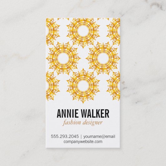 フレー華美クス |ゴールデン 名刺 (正面)