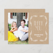 フレー葉ミング·サンキューカード サンキューカード (正面/裏面)