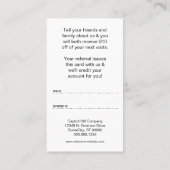 フレ感謝していンドプログラムの紹介ca 紹介カード (裏面)