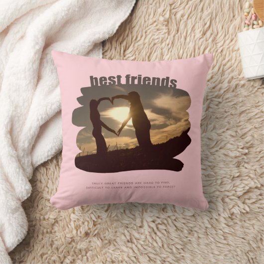 フレ最高のンズフォト引用文BFFベスティーズことわざ切り出し クッション (ブランケット)