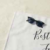 フレ最高のンズフォーエバーBFFカスタム写真 ビーチタオル (インサイチュ)