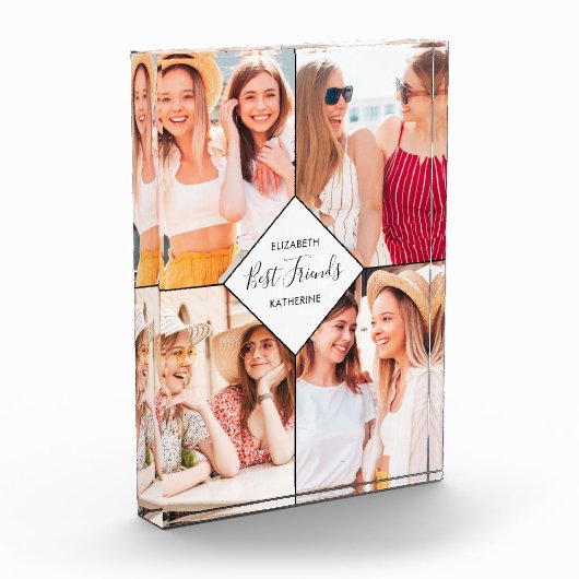 フレ最高のンズBFFズベスティーズネームフォトコラージュ フォトブロック (左)