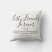 フレ最高のンドフレアスモダンクリプトエレガント引用文 クッション (裏面)