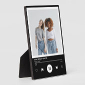 フレ最高のンド・フォーエバー・ミュージック・プレーヤー写真保存 フォトプラーク (側面)