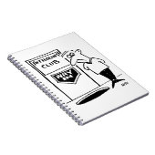 フロアおもしろいマンガのポトリングクラブ入り口 ノートブック (右側)