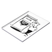 フロアおもしろいマンガのポトリングクラブ入り口 ノートブック (左側)