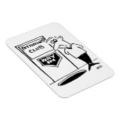 フロアおもしろいマンガのポトリングクラブ入り口 マグネット (右側)