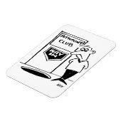 フロアおもしろいマンガのポトリングクラブ入り口 マグネット (左側)