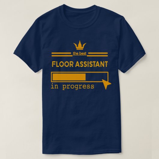 フロアアシスタントの実行中 Tシャツ (デザイン正面)