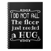 フロアハグおもしろい ノートブック (正面)