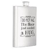 フロアハグおもしろい フラスク (右)