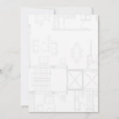 フロアプラン招待状 招待状 (正面)