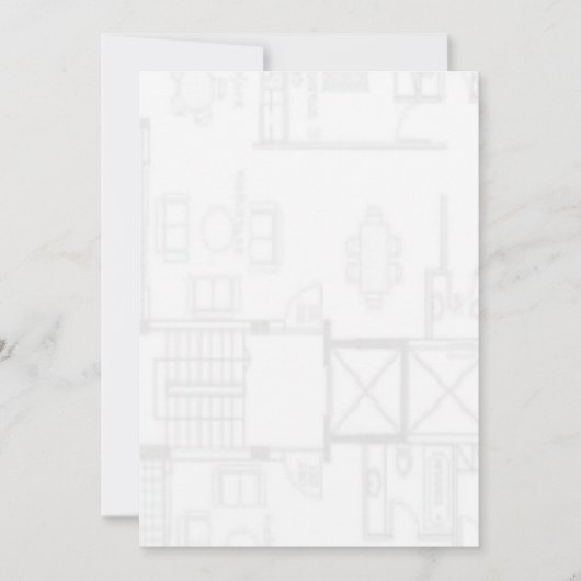 フロアプラン招待状 招待状 (正面)