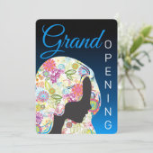 フロアリー美容師美しいサロングランドオープン 招待状 (スタンド正面)