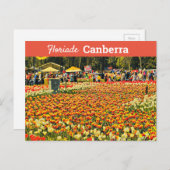 フロアードキャンベラオーストラリアデジタルアートトラベル ポストカード (正面/裏面)