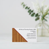 フロアーリングの名刺 名刺 (スタンド正面)