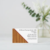 フロアーリングの名刺 名刺 (スタンド正面)