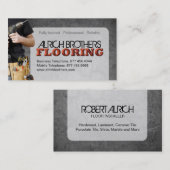 フロアーリングの名刺 名刺 (正面/裏面)