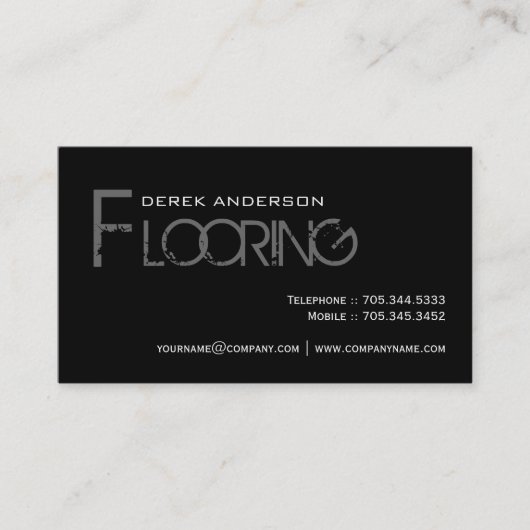 フロアーリングの名刺 名刺 (正面)