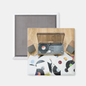 フロア上のレコード マグネット (正面/裏面)