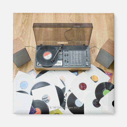 フロア上のレコード マグネット (正面)