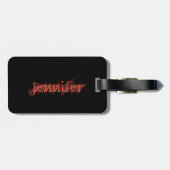 フロア離れの荷物預けカスタム金で体操 ラゲッジタグ (裏面横)