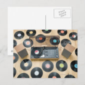 フロア2のレコード ポストカード (正面/裏面)