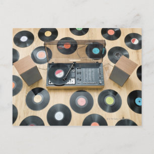 フロア2のレコード ポストカード