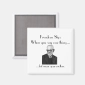 フロイスリップまたは滑ることアス： マグネット (正面/裏面)