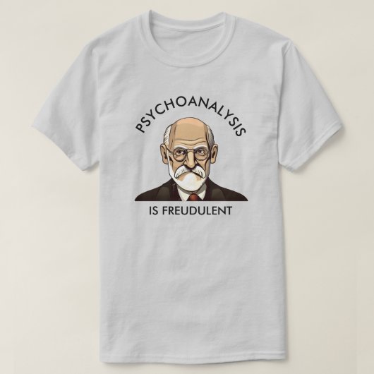 フロイトだらけの精神分析 Tシャツ (デザイン正面)
