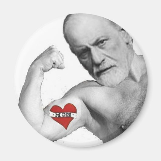 フロイトのママは暑かった マグネット (正面)