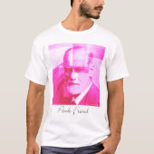 フロイトの元のピンクのTシャツ Tシャツ (正面)